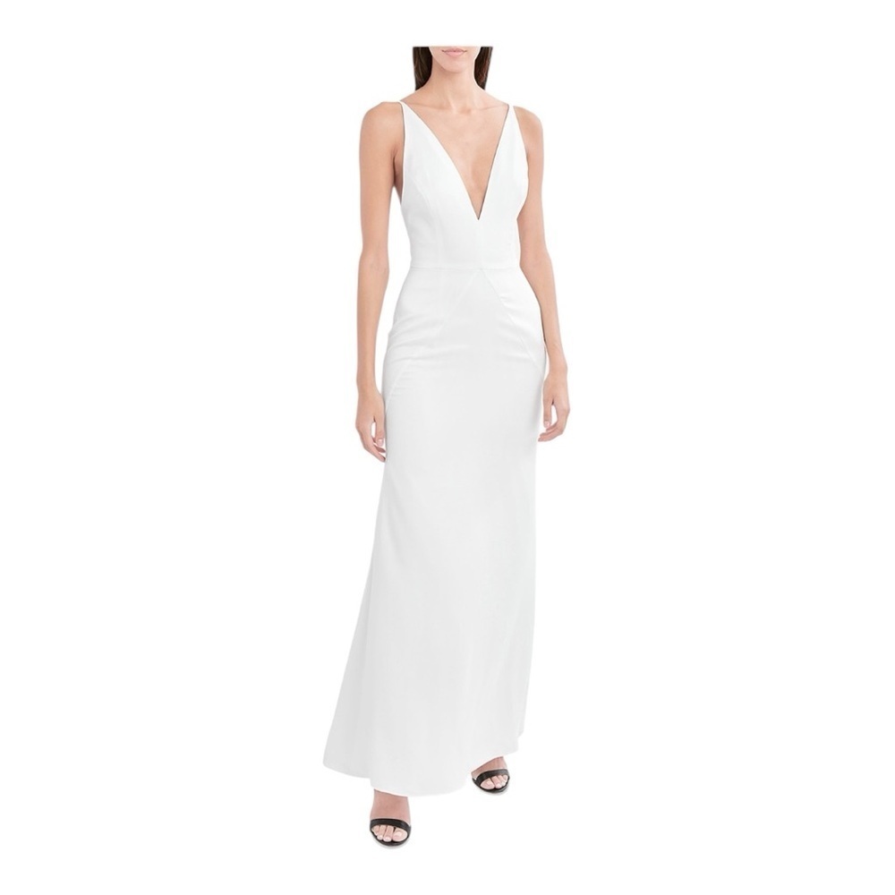 AQUA SLEEVELESS GOWN